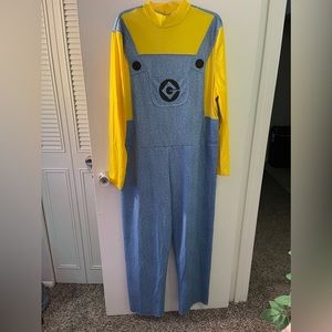 Adult Minions Jumpsuit - One Piece - 62 inches long